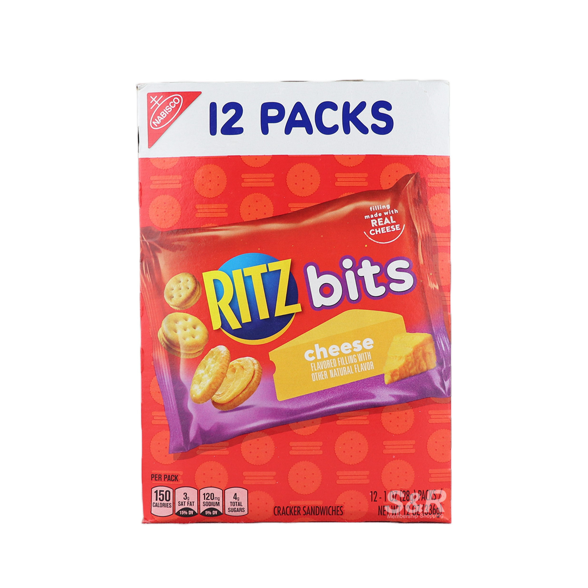 Ritz Bits Cheese Cracker Sandwiches (28g x 12pcs)